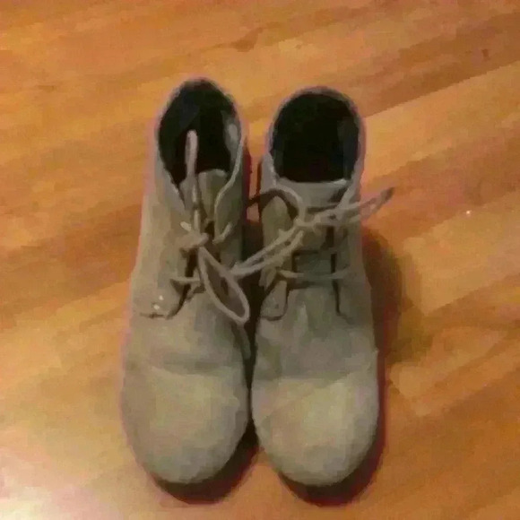 Toms Wedge Ankle Boot Size 5.5 - Picture 1 of 4